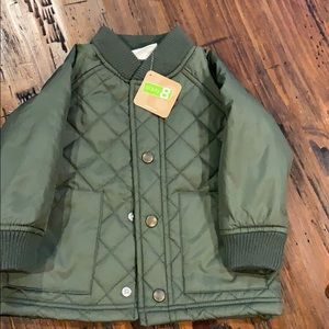 Boys Green Coat